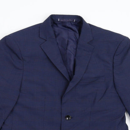 M&S Womens Blue   Jacket Blazer Size 36