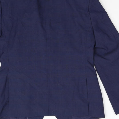 M&S Womens Blue   Jacket Blazer Size 36