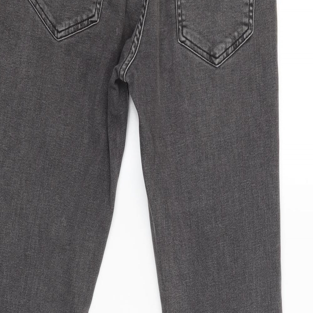 Denim & Co. Womens Grey   Straight Jeans Size 30 L31 in