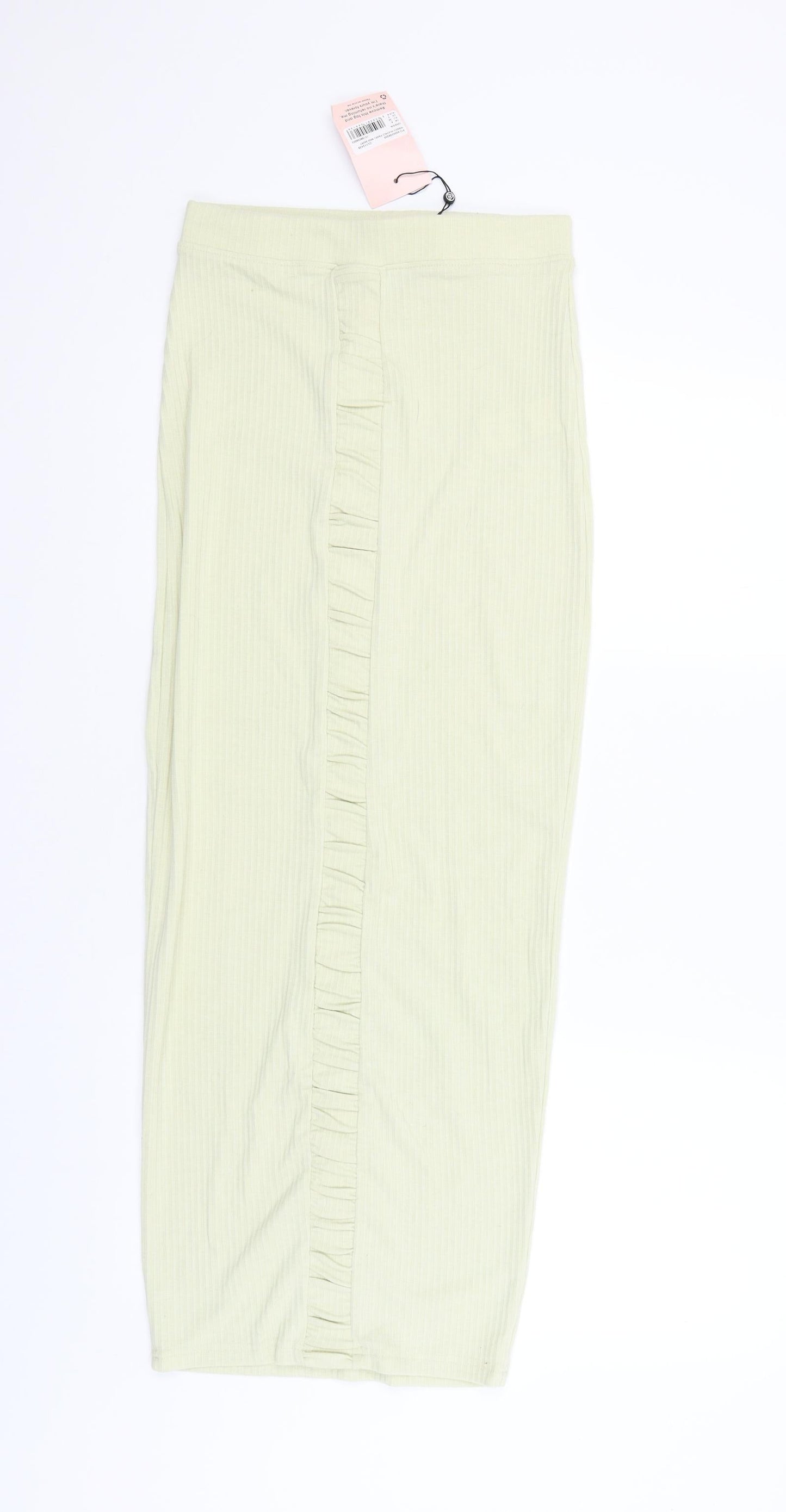 Missguided Womens Green   Straight & Pencil Skirt Size 8