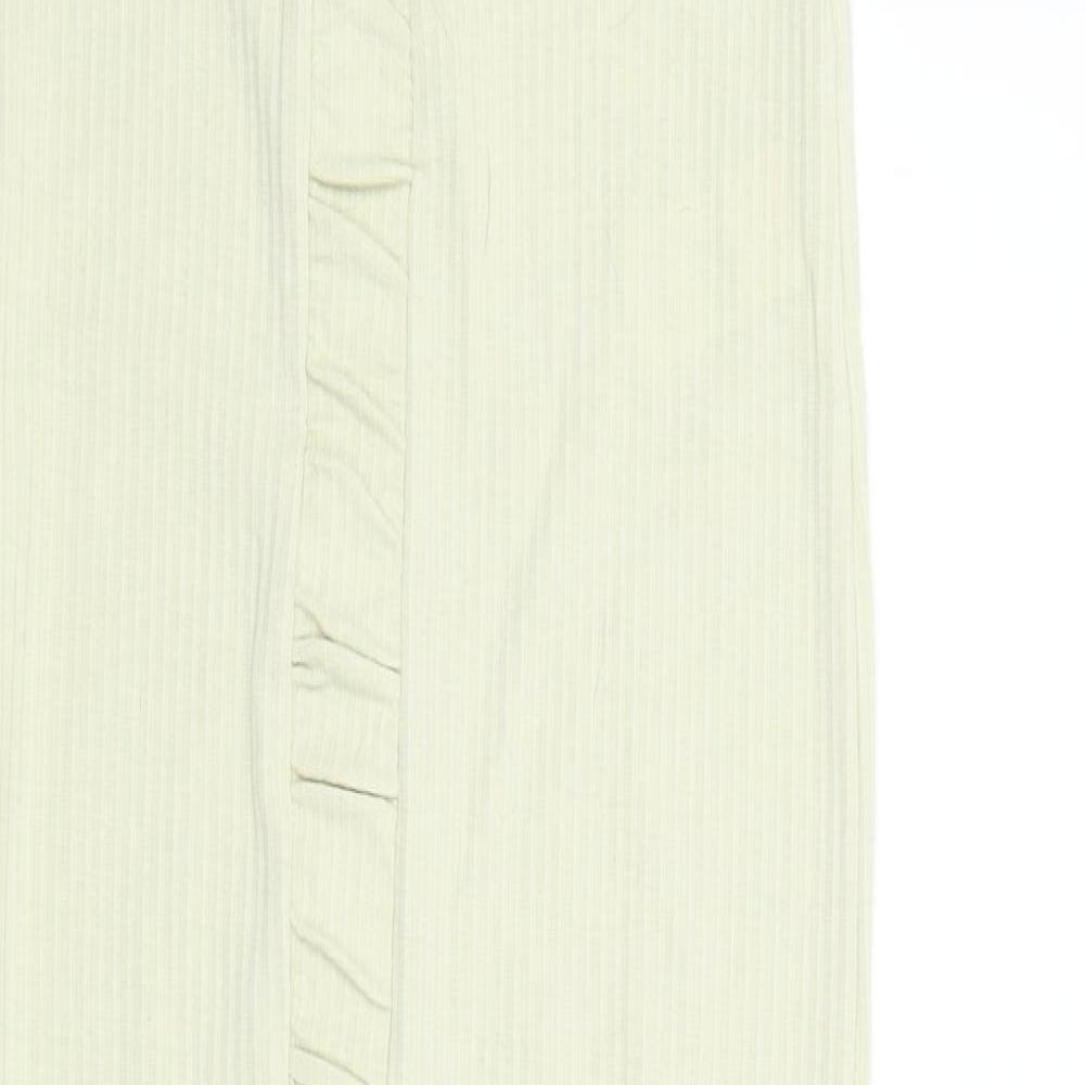 Missguided Womens Green   Straight & Pencil Skirt Size 8