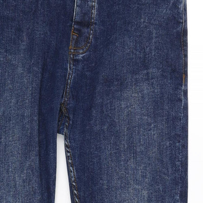 Denim & Co. Womens Blue   Straight Jeans Size 36 L29 in