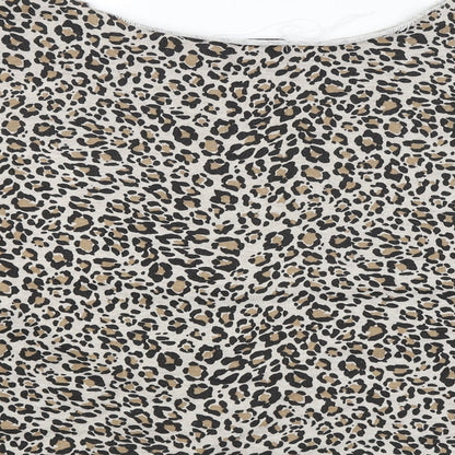 Womens UK Size 6 ASOS Brown Basic Blouse