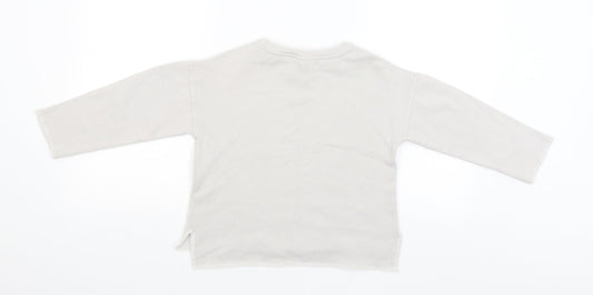 Womens UK Size 6 Zara Grey Pullover Jumper