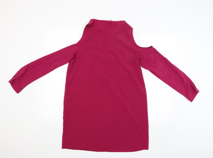 Boohoo Womens Pink   Basic Blouse Size 12