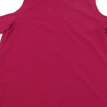 Boohoo Womens Pink   Basic Blouse Size 12