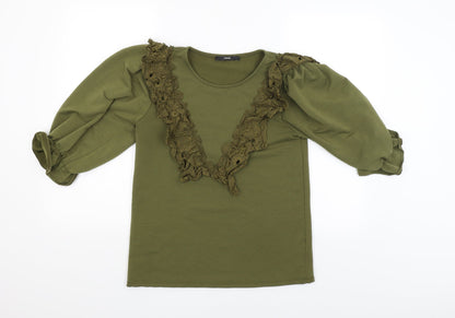 George Womens Green   Pullover Jumper Size S