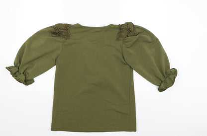 George Womens Green   Pullover Jumper Size S