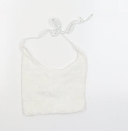 Missguided Womens White   Camisole Tank Size S