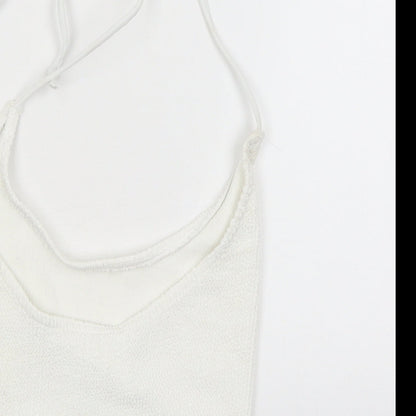 Missguided Womens White   Camisole Tank Size S
