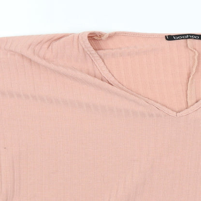 Boohoo Womens Pink   Pullover Jumper Size 10