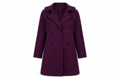 Front view of J women’s red jacket coat, size S