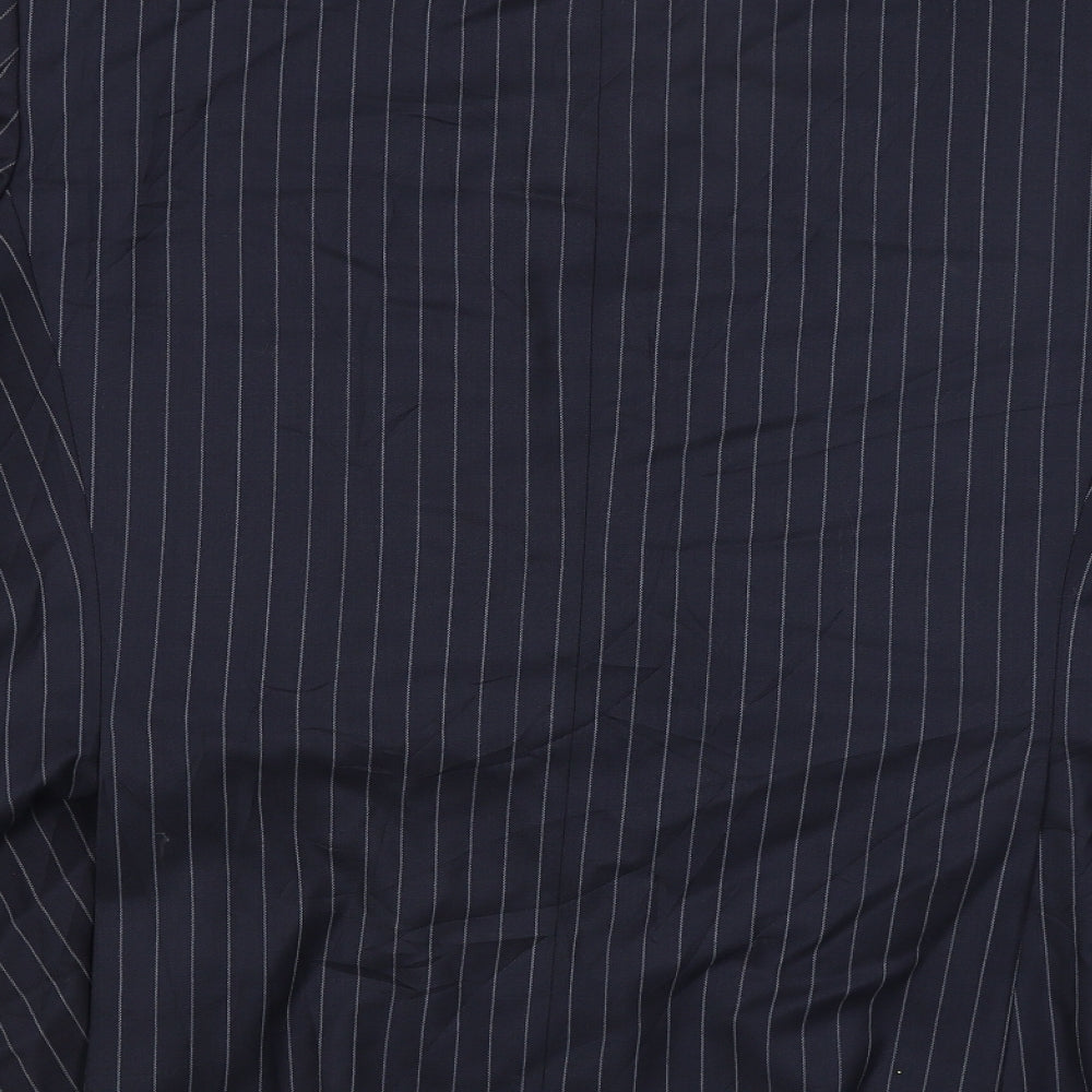Mens UK Size 44 Preworn Regular Black Suit Jacket