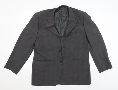 Mens UK Size 42 greenwoods Regular Grey Suit Jacket