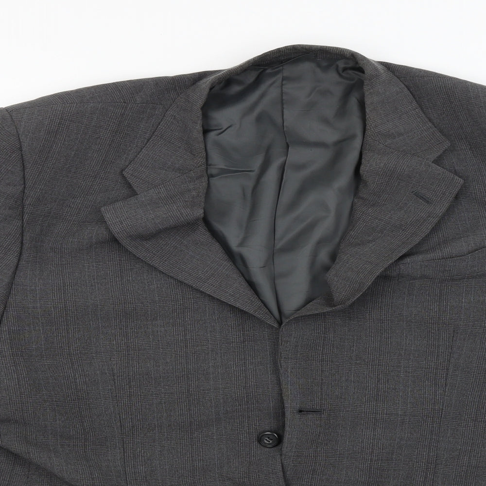 Mens UK Size 42 greenwoods Regular Grey Suit Jacket