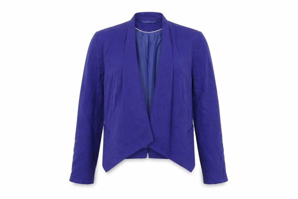 Womens UK Size 14 Marks and Spencer Regular Blue Blazer