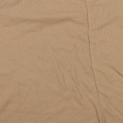 Boohoo Womens Brown   Basic T-Shirt Size 4