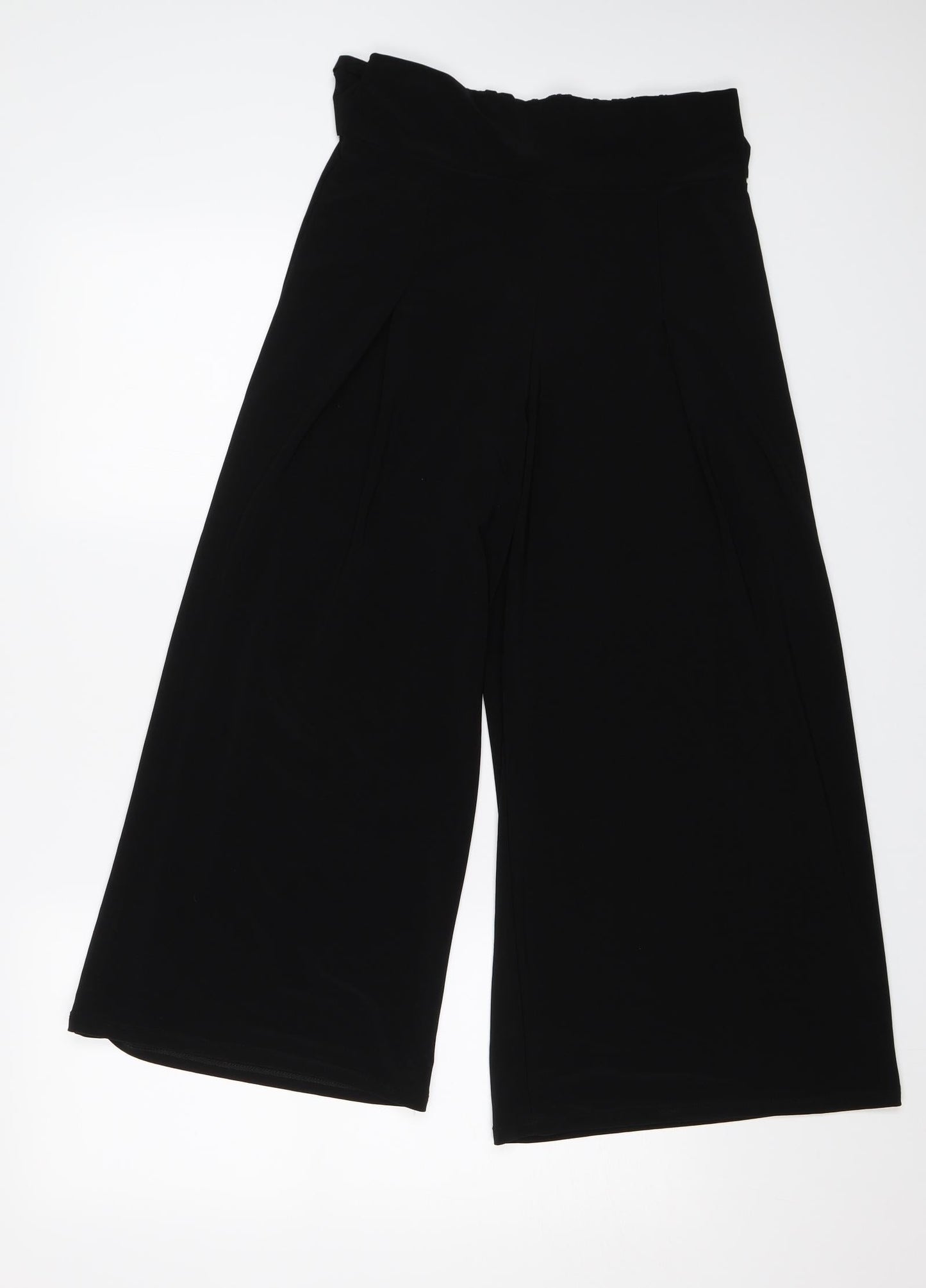Womens UK Size 27 in Preworn Regular Fit  Black Trousers
