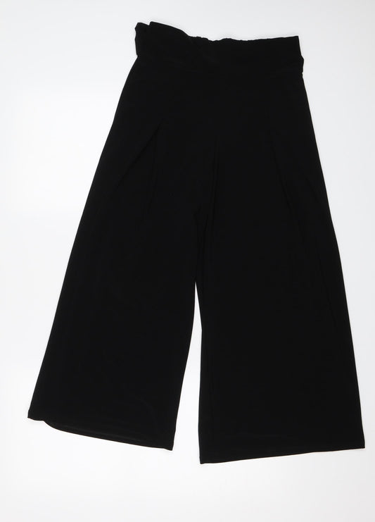 Womens UK Size 27 in Preworn Regular Fit  Black Trousers