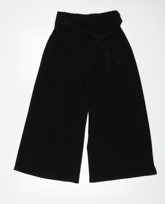 Womens UK Size 27 in Preworn Regular Fit  Black Trousers