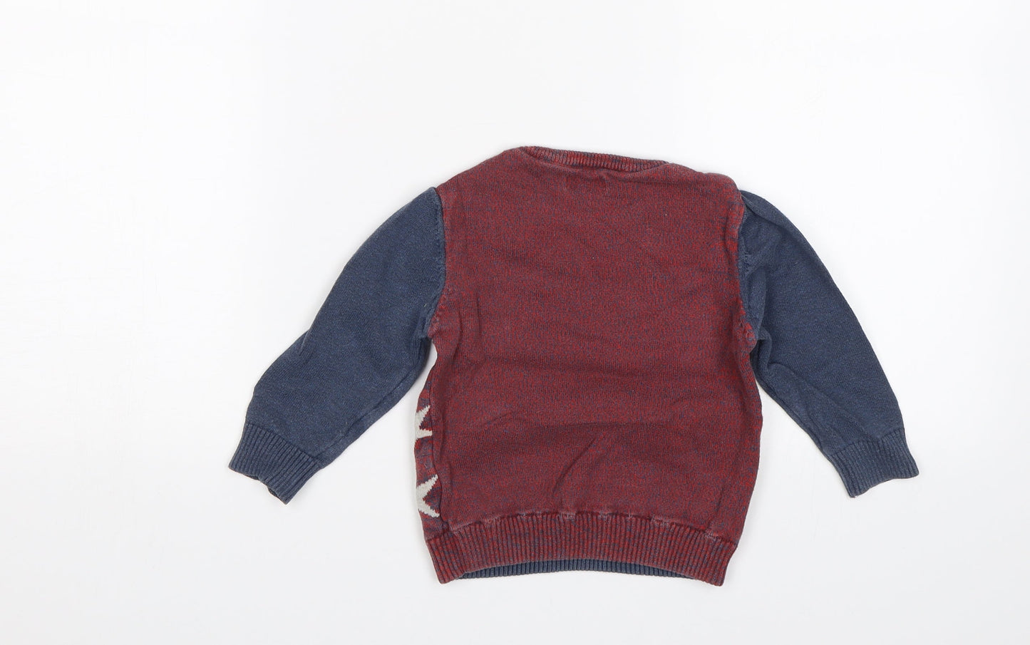 NEXT Baby Blue   Pullover Jumper Size 12-18 Months  - Stars