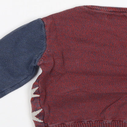 NEXT Baby Blue   Pullover Jumper Size 12-18 Months  - Stars