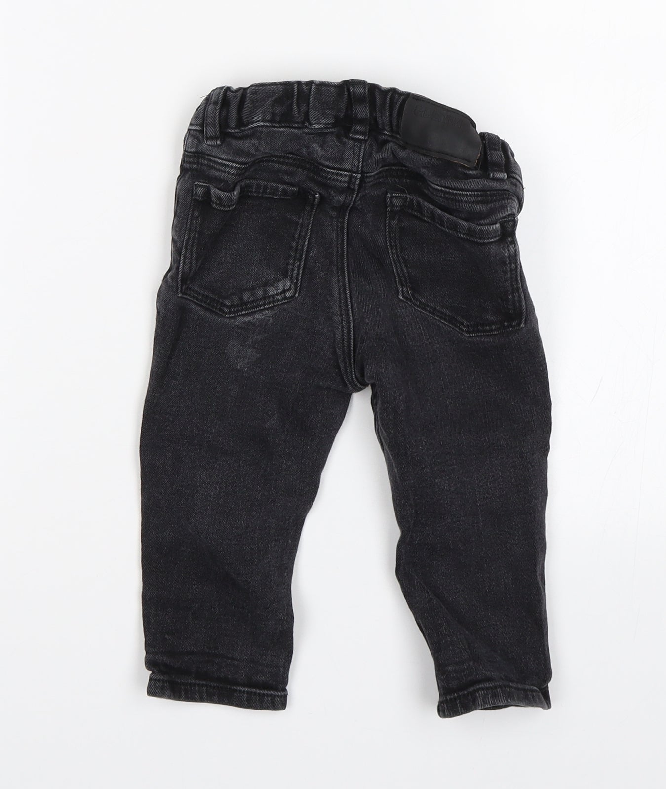 H&M Baby Black  Denim Jogger Jeans Size 9 Months