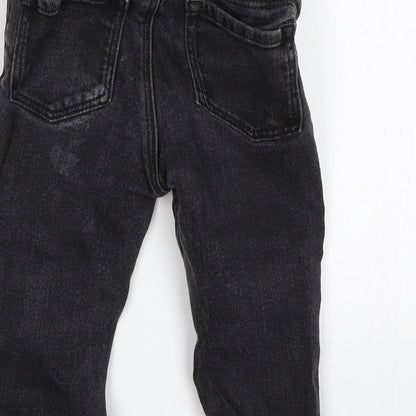 H&M Baby Black  Denim Jogger Jeans Size 9 Months