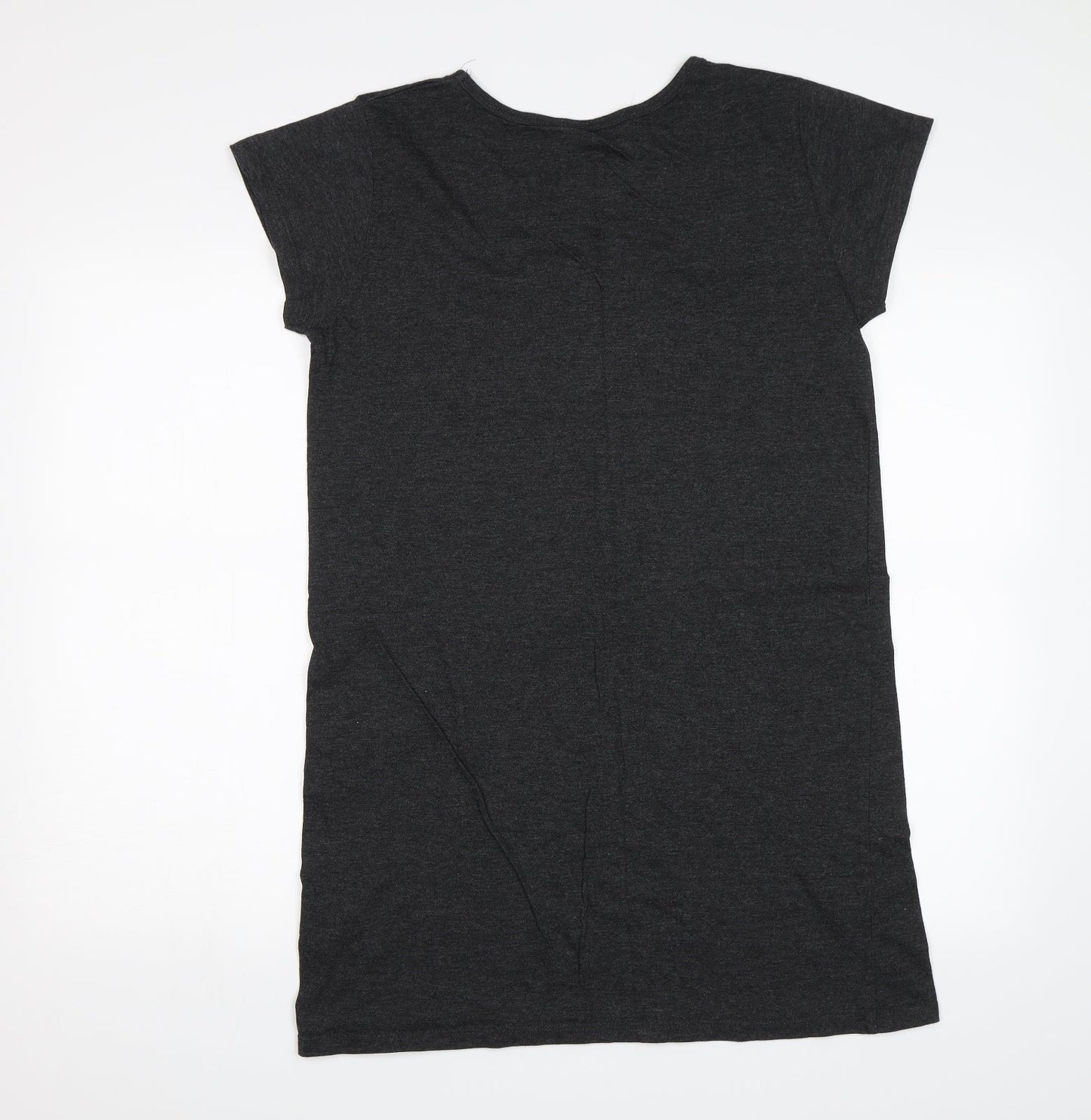Secret Possesions Womens Grey Solid  Top Dress Size M  - Cute as a cupcake