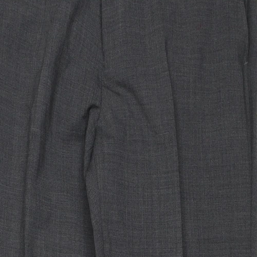 Skopes Mens Grey   Dress Pants Trousers Size 34 L25 in