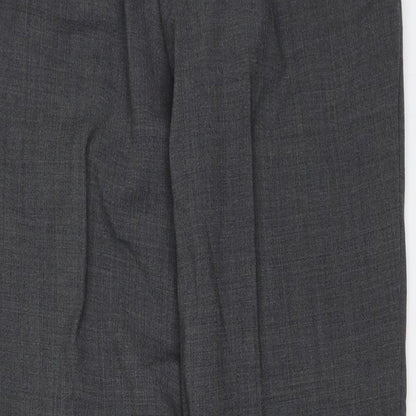 Skopes Mens Grey   Dress Pants Trousers Size 34 L25 in