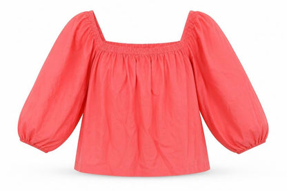 Womens UK Size 12 New Look Pink Basic Blouse