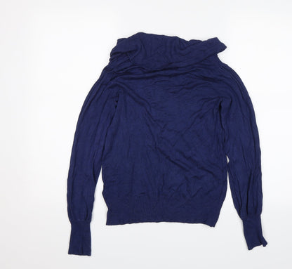 Womens UK Size 8 M&S Blue Pullover Jumper