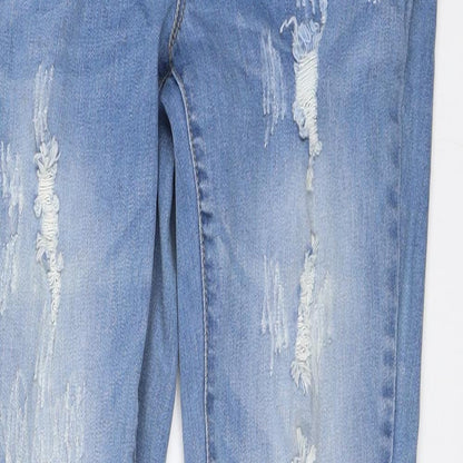Mens UK Size 30 in Only Regular Fit Skinny Blue Jeans