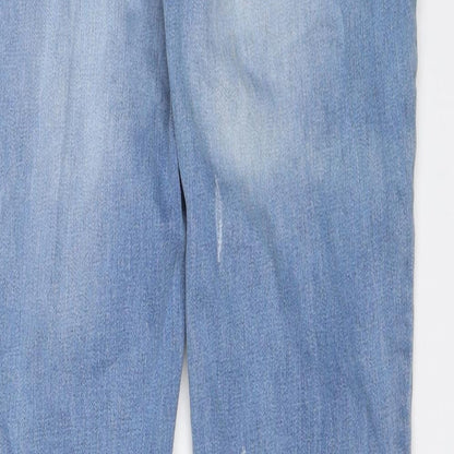 Mens UK Size 30 in Only Regular Fit Skinny Blue Jeans
