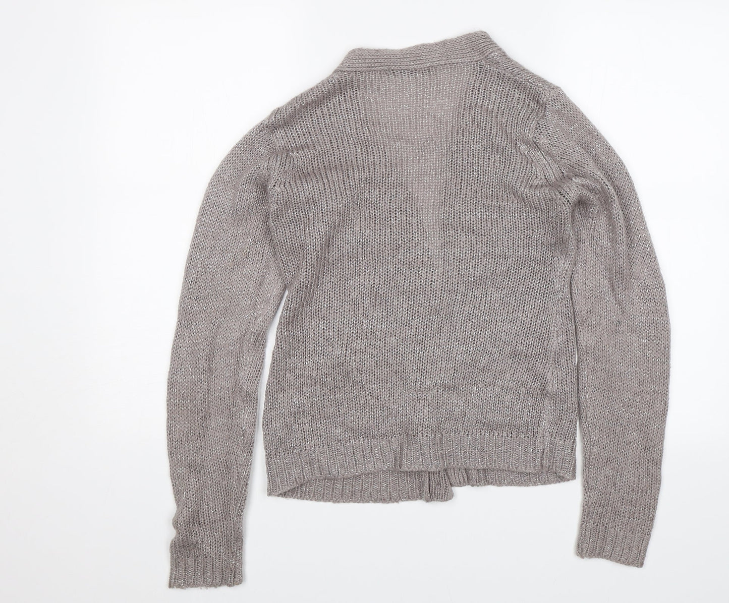 Lefties Womens Grey   Cardigan Jumper Size S