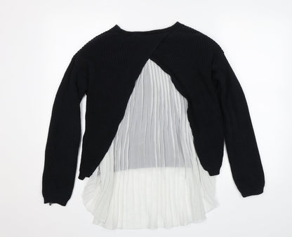 Womens UK Size 10 Atmosphere Black Pullover Jumper