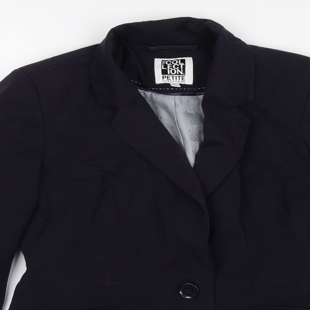 Debenhams Womens Blue   Jacket Blazer Size 8