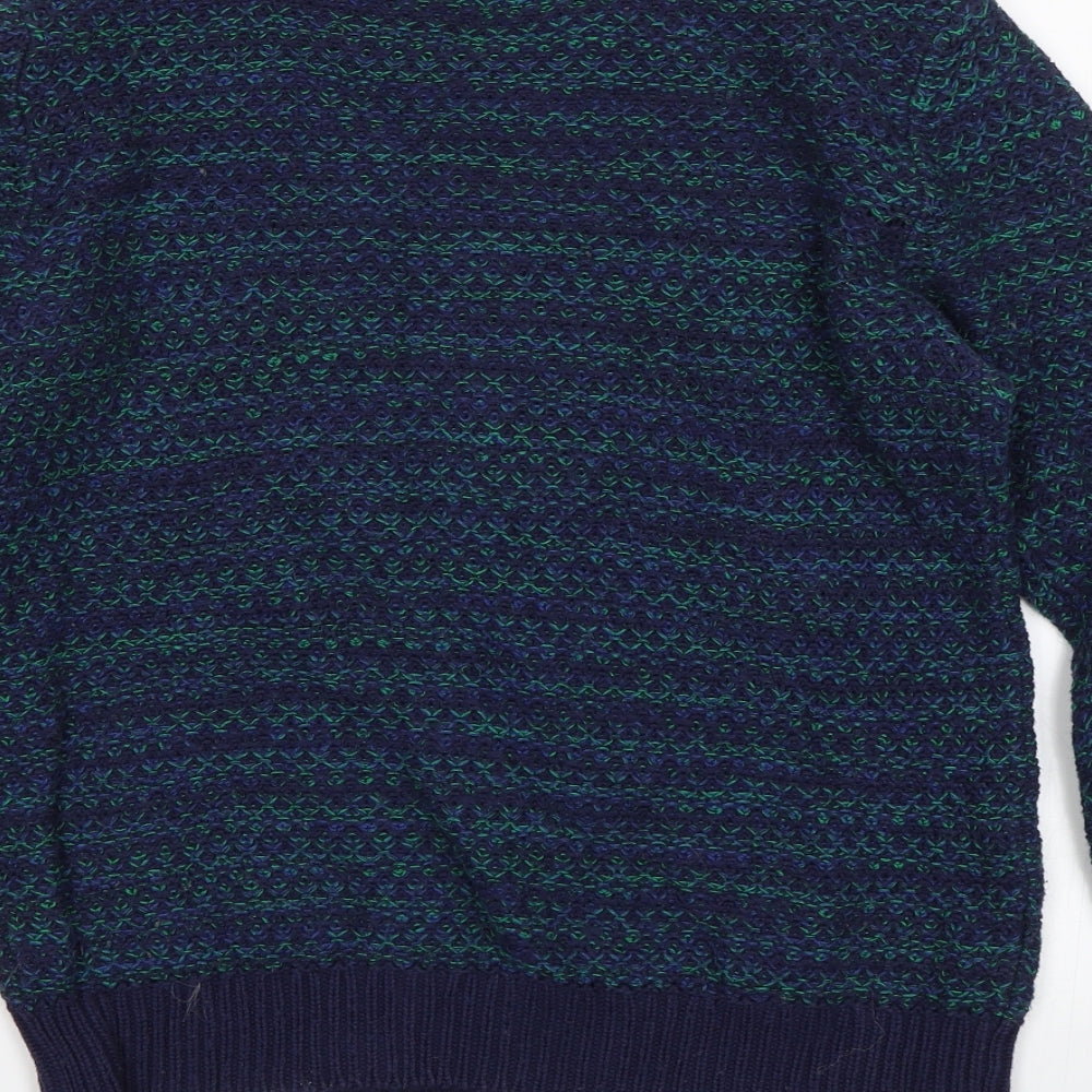 Womens UK Size S Monoprix Blue Pullover Jumper