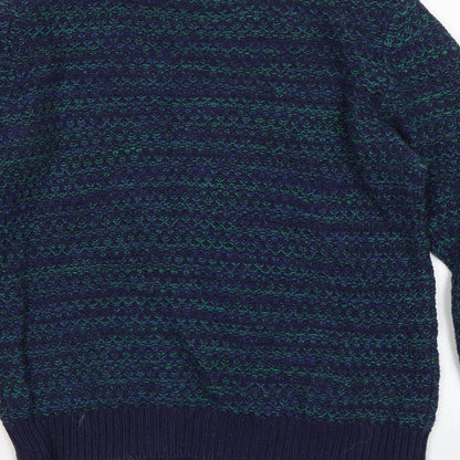 Womens UK Size S Monoprix Blue Pullover Jumper