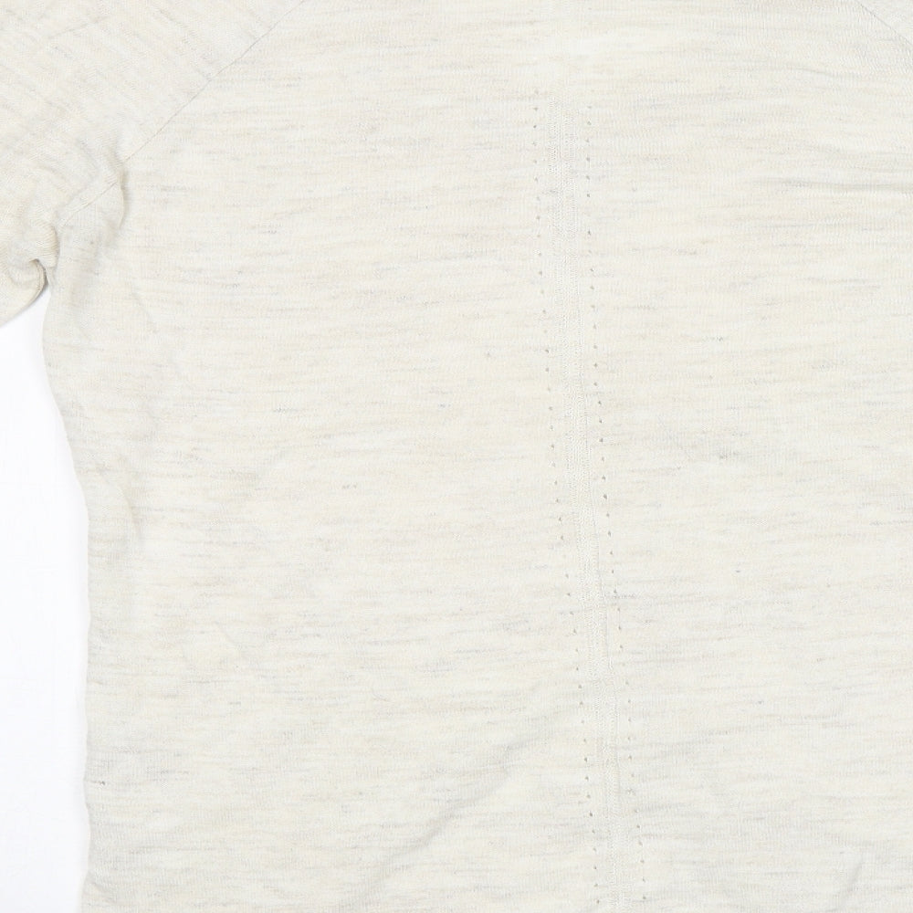 Womens UK Size 10 NEXT White Pullover Jumper