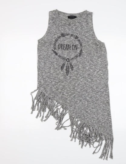 Atmosphere Womens Grey   Basic Blouse Size 12  - Dream on