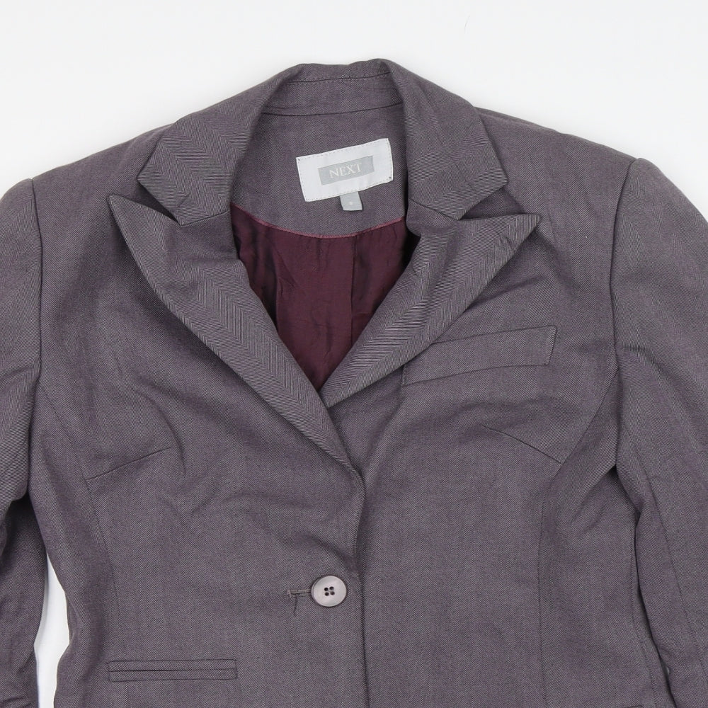 NEXT Womens Purple   Jacket Blazer Size 8
