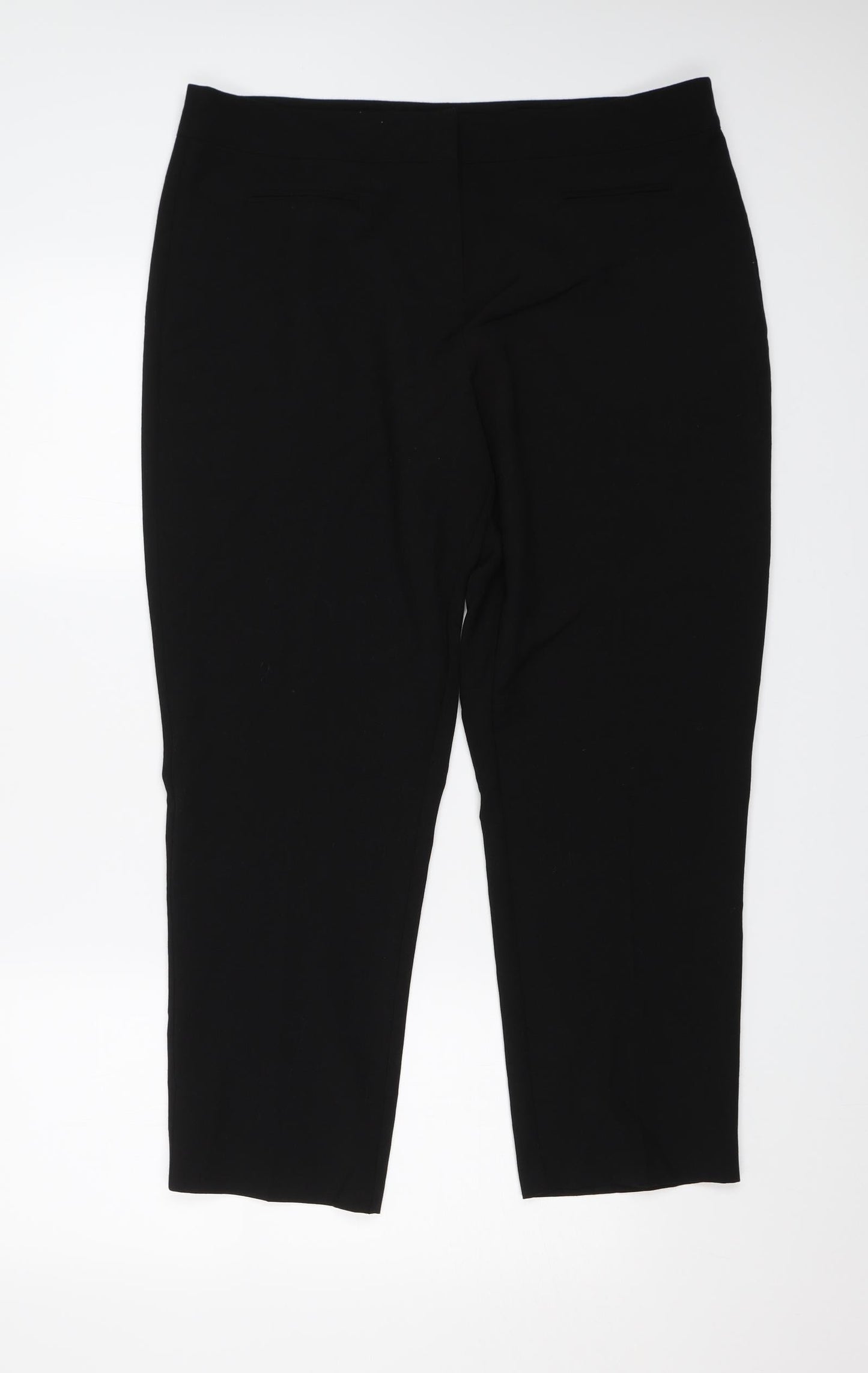 Classic Womens Black   Dress Pants Trousers Size 16 L25 in