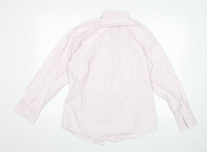 Mens UK Collar Size 14.5 IQ Smart Pink  Dress Shirt