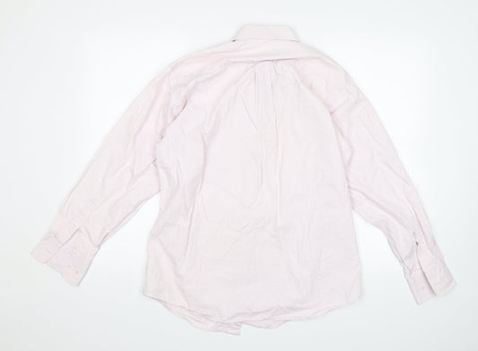 Mens UK Collar Size 14.5 IQ Smart Pink  Dress Shirt