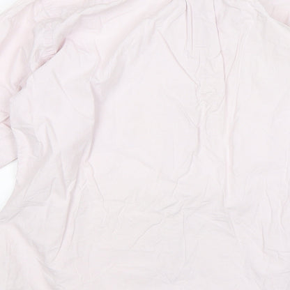 Mens UK Collar Size 14.5 IQ Smart Pink  Dress Shirt