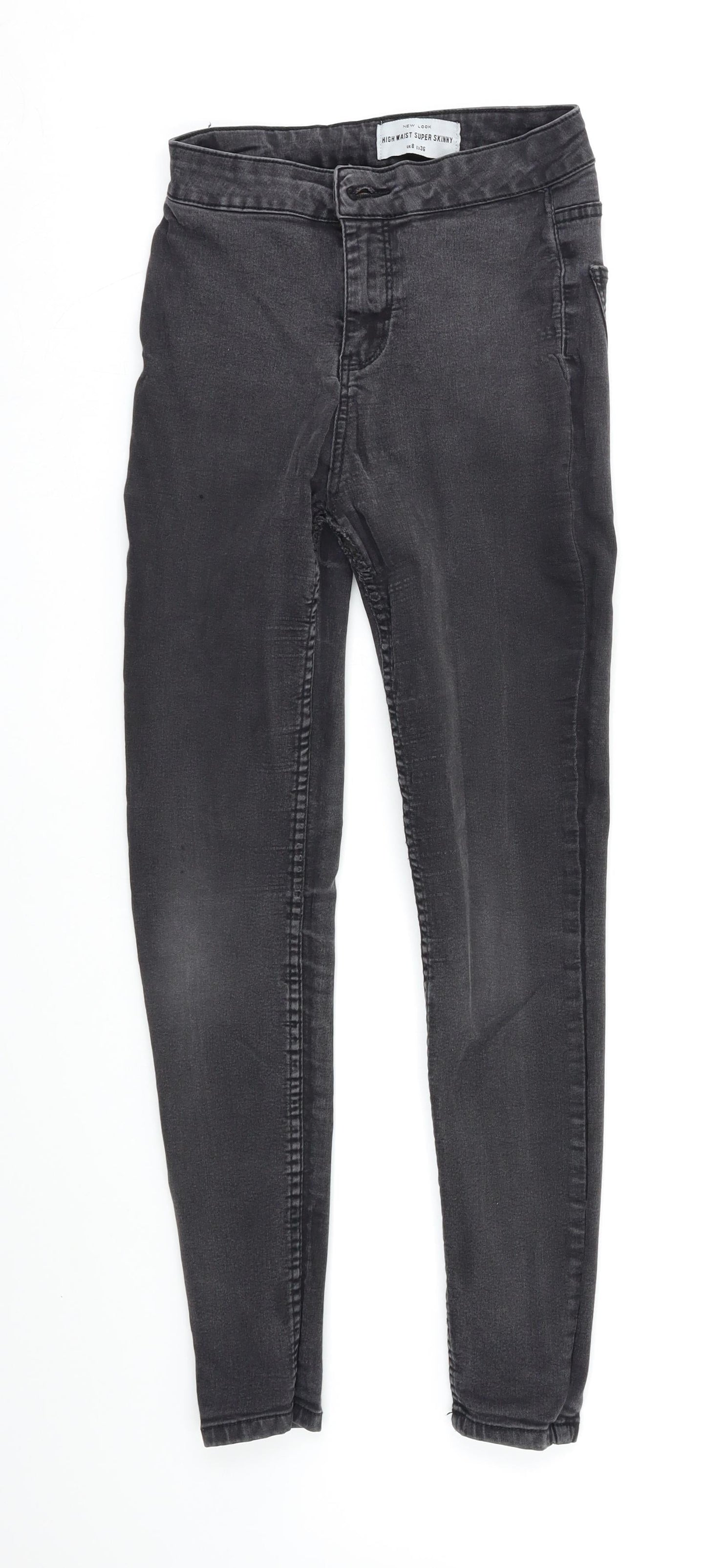 New Look Womens Black   Skinny Jeans Size 8 L25 in