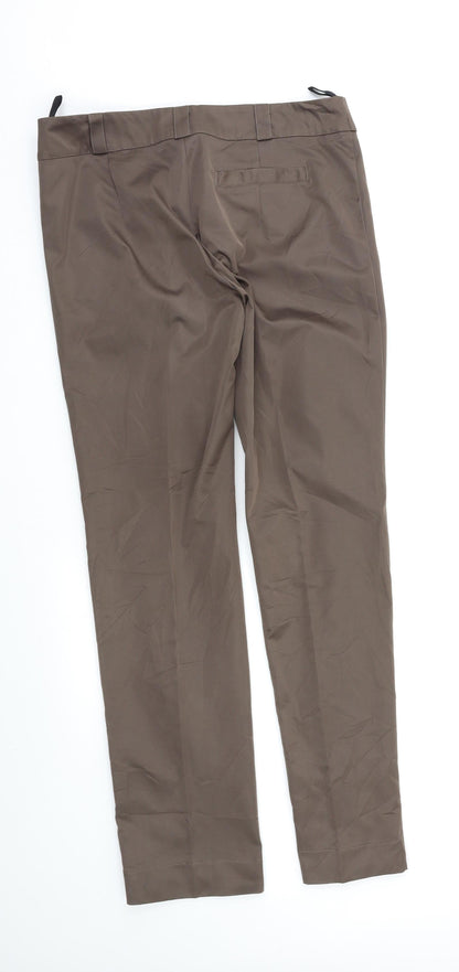 NOWATEX Womens Brown   Dress Pants Trousers Size 14 L26 in