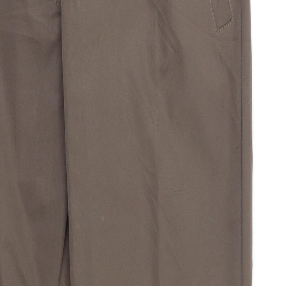 NOWATEX Womens Brown   Dress Pants Trousers Size 14 L26 in